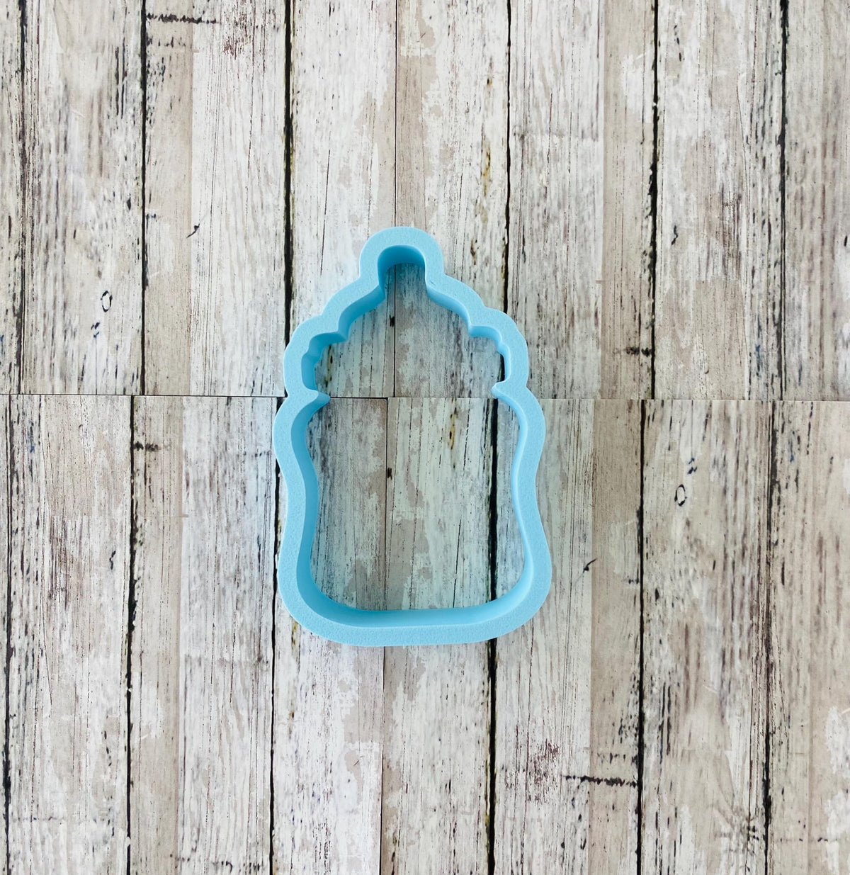Baby Bottle 2 Cookie Cutter, baby shower cutter, baby cutter, baby food cutter, milk cutter