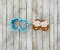 Baby Shoes with Bow Cookie Cutter, girl cutter, baby cutter, baby shower cutter, clothes cutter, shoes cutter