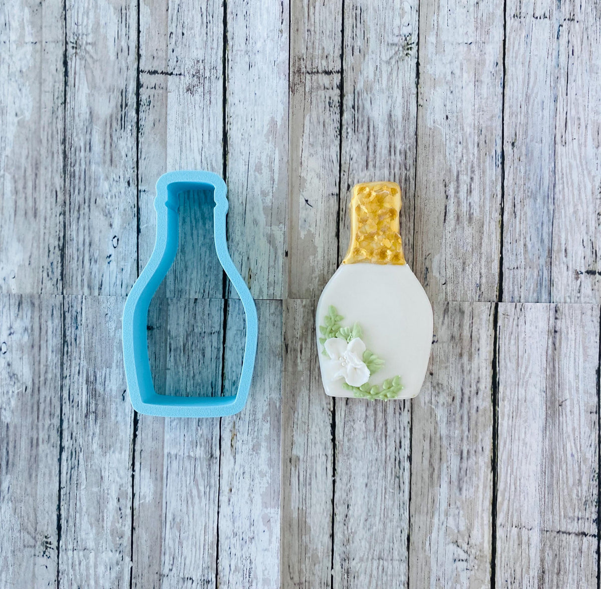 Champagne Bottle Cookie Cutter, Cheers cutter, new years cutter, wedding cutter, anniversary cutter