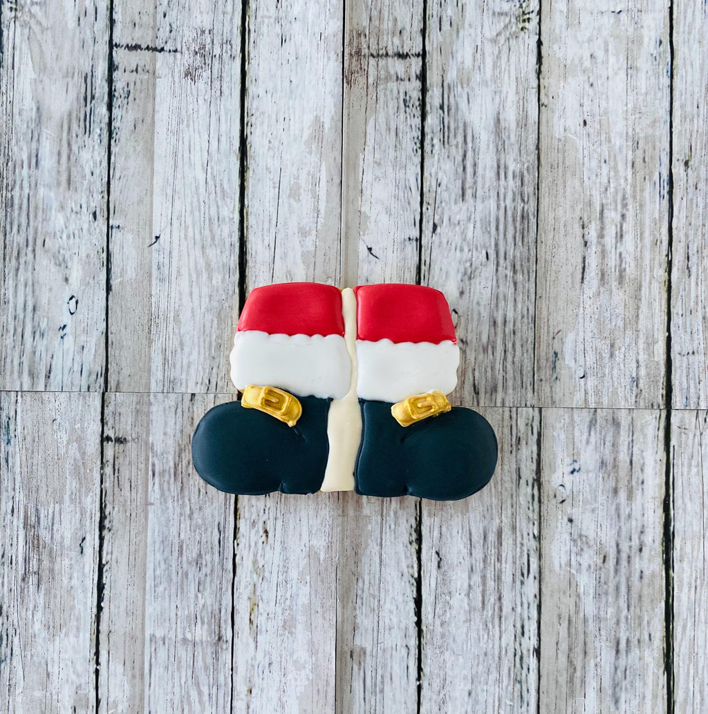 Santa's Boots Cookie Cutter, ho ho ho cutter, Santa Claus cutter, Christmas cutter
