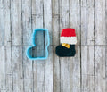 Santa Boot Cookie Cutter, ho ho ho cutter, Santa Claus cutter, Christmas cutter