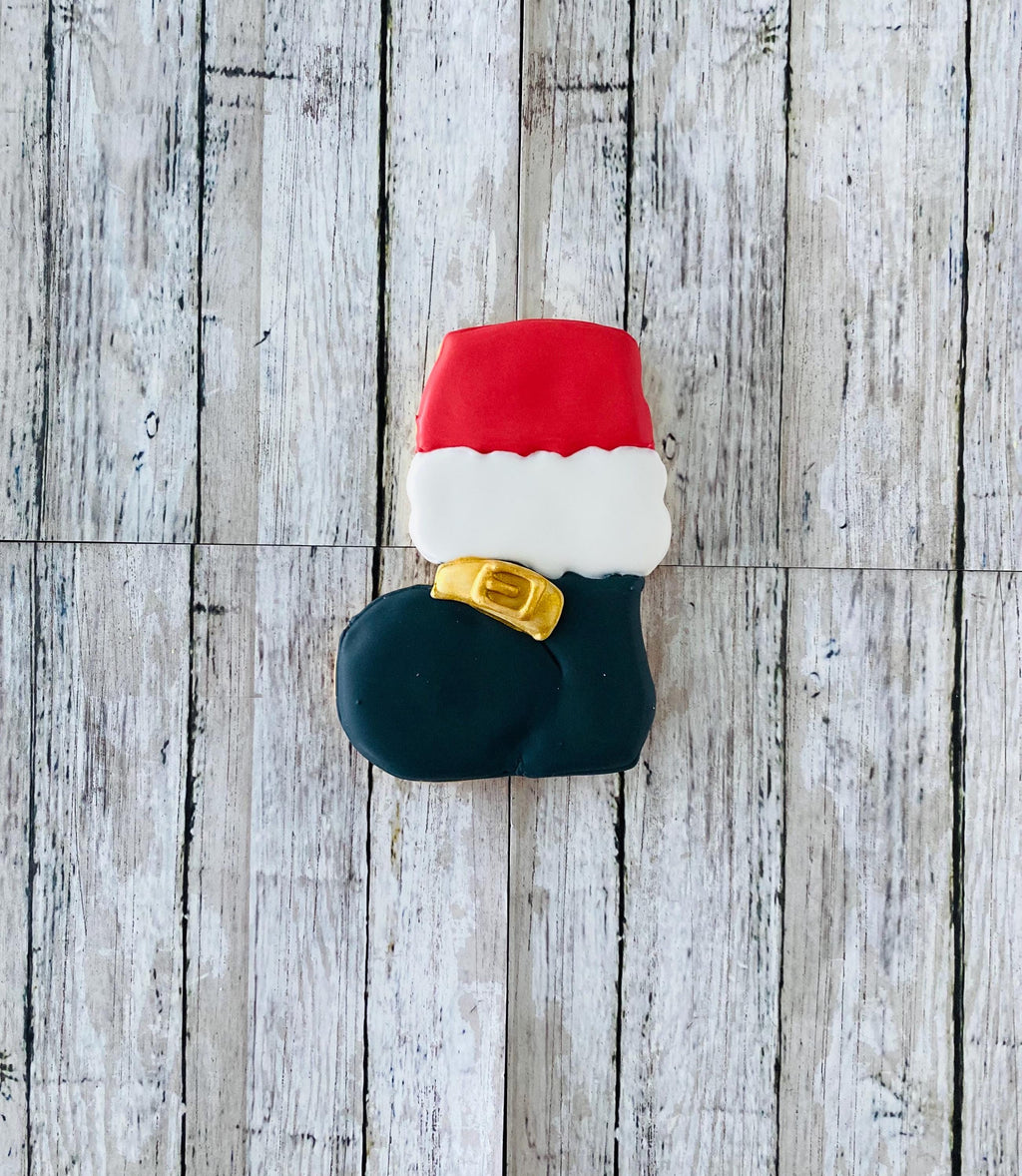 Santa Boot Cookie Cutter, ho ho ho cutter, Santa Claus cutter, Christmas cutter