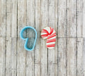 Chubby Candy Cane Cookie Cutter, Fat candy cane cutter, Christmas cutter