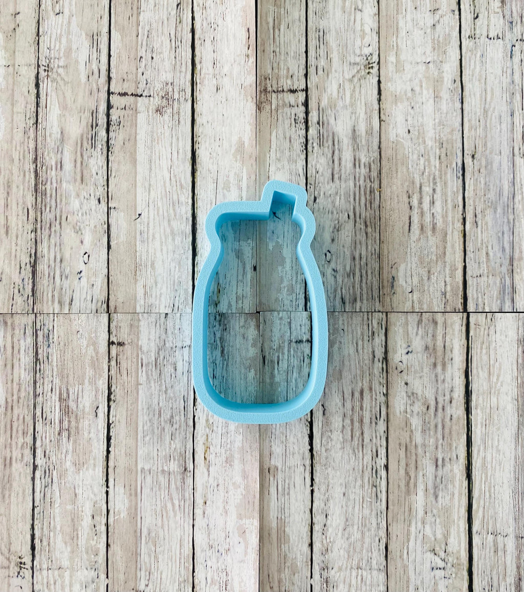 Milk Jug with Straw Cookie Cutter, cookie cutter, milk cutter, drink cutter, kid cutter