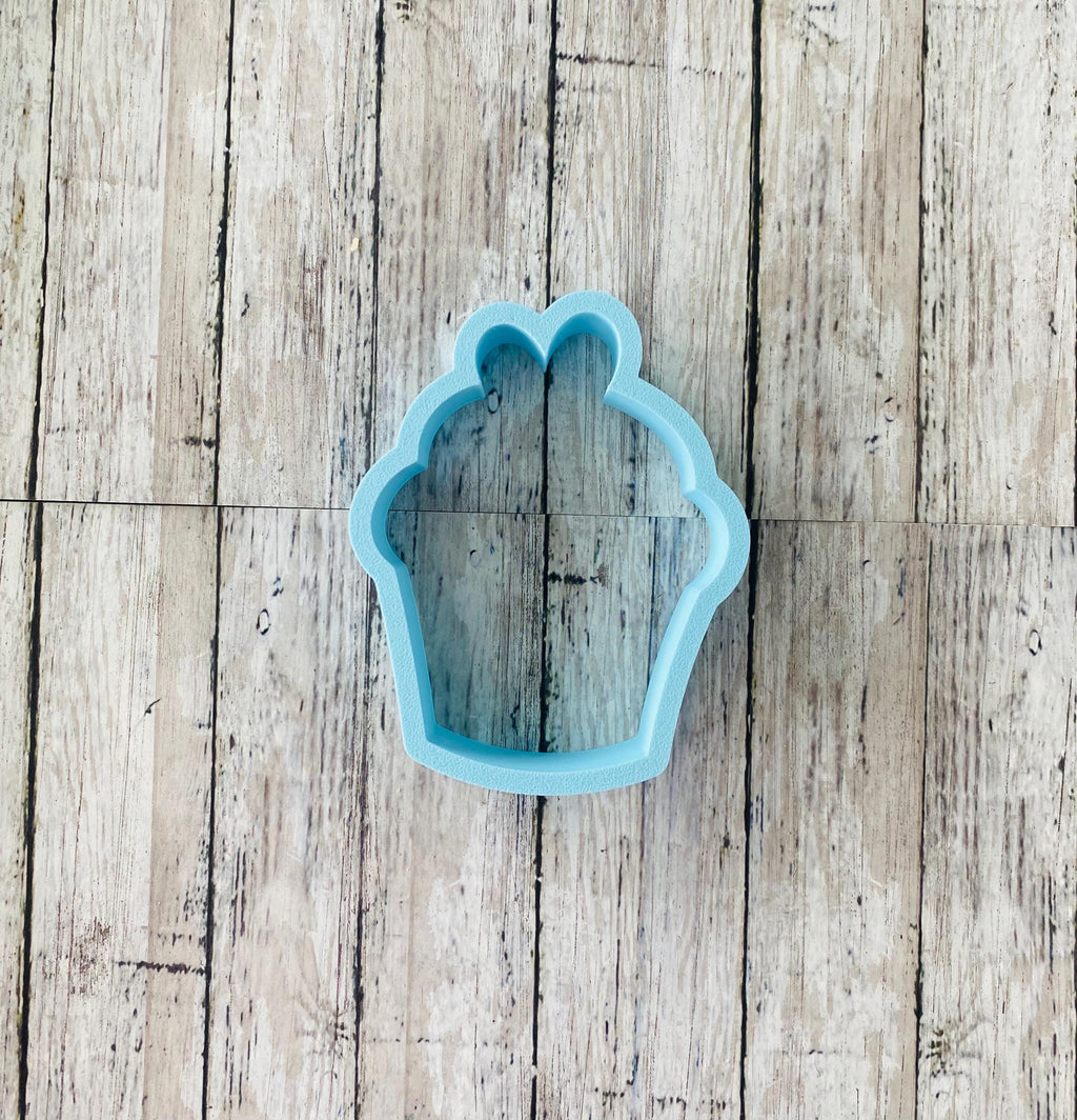 Heart Cupcake Cookie Cutter,  valentines cutter, cupcake cutter, desert cutter