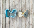 Salt and Pepper 2 Cookie Cutter, food cutter, spice cutter, seasoning cutter