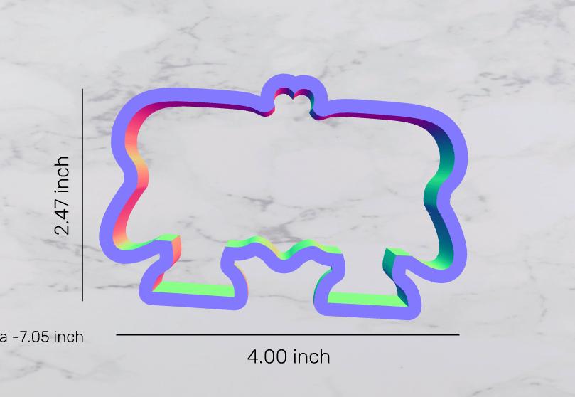 Peanut Butter and Jelly 2 Cookie Cutter, food cutter, snack cutter, kid cutter, peanut butter cutter, jelly cutter