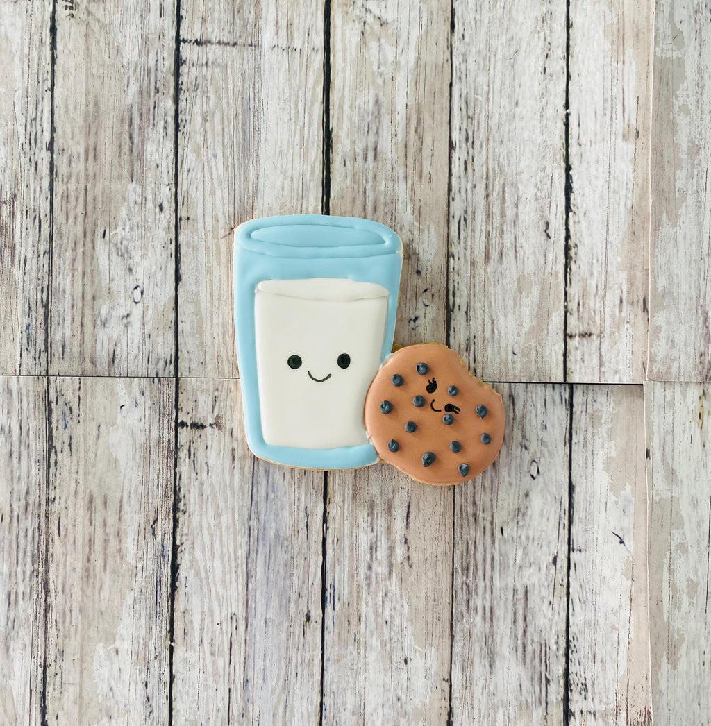 Cookies and Milk 2 Cookie Cutter, cookies cutter, milk cutter, kid cutter, snack cutter, desert cutter