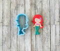 Mermaid Cookie Cutter, ocean cutter, sea cutter, girl cutter, Ariel cutter, fish cutter, birthday cutter