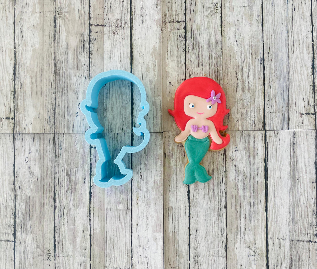Mermaid Cookie Cutter, ocean cutter, sea cutter, girl cutter, Ariel cutter, fish cutter, birthday cutter