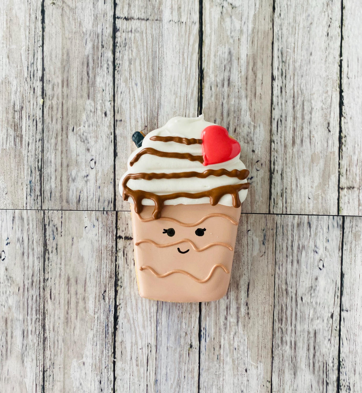 Heart Frappuccino Cookie Cutter, valentines cutter, coffee cutter