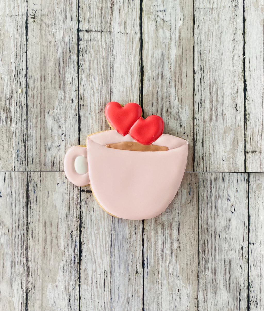 Heart Coffee Mug Cookie Cutter, valentines cutter, coffee cutter, holiday cutter
