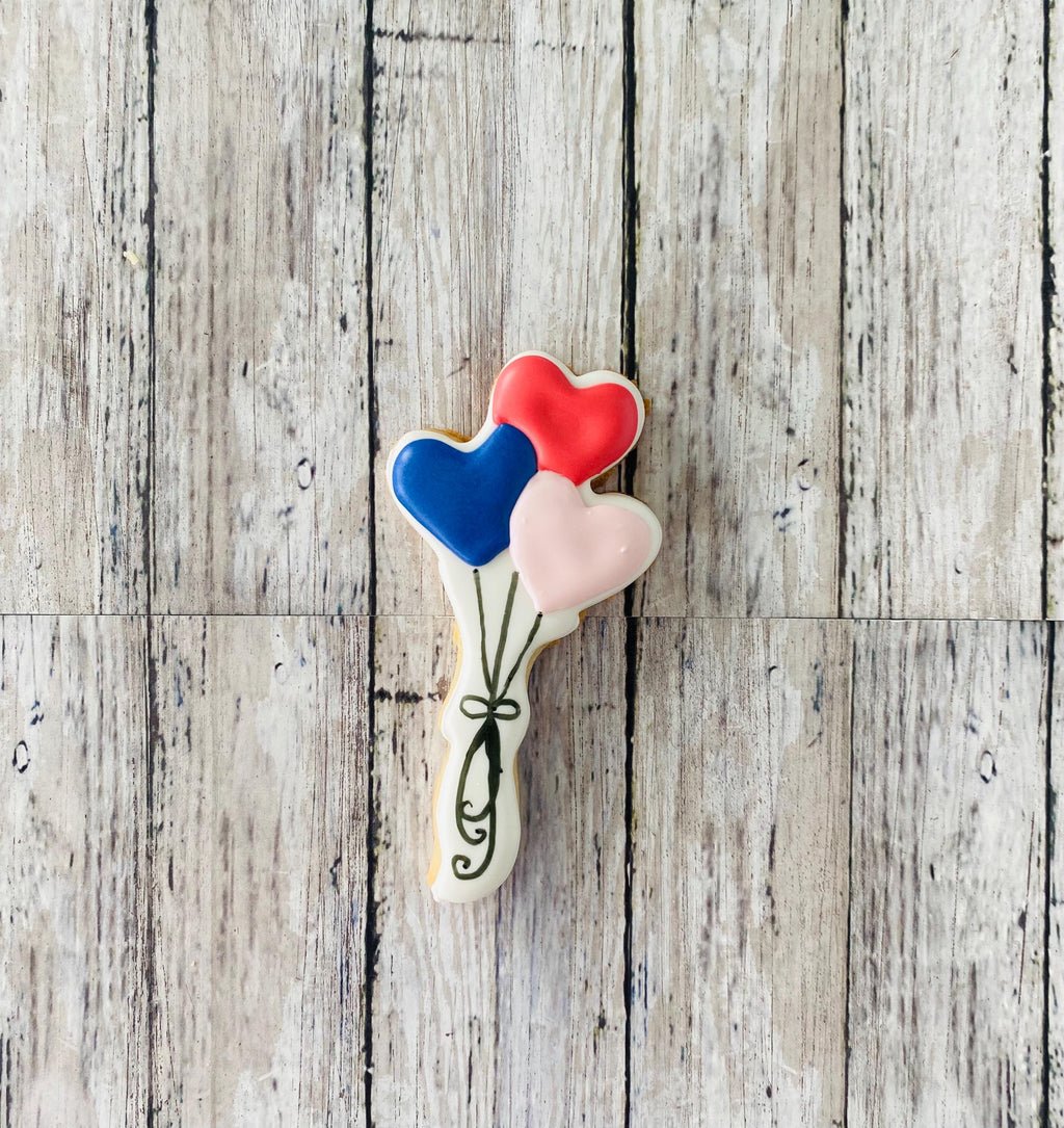 Heart Balloons Cookie Cutter, balloon cutter, heart cutter, valentines cutter
