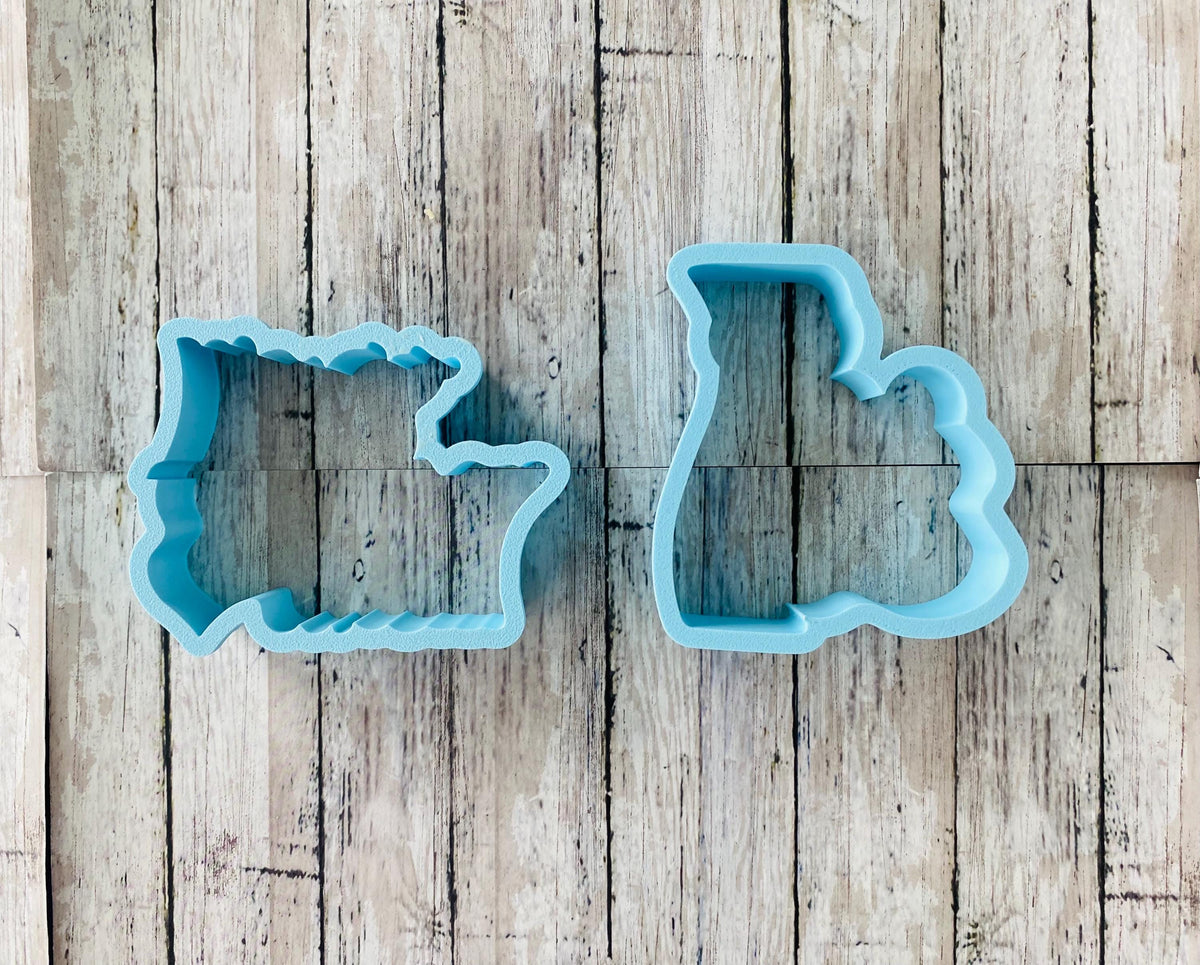 Bacon and Eggs Cutters, we go together cutter, valentines cutter