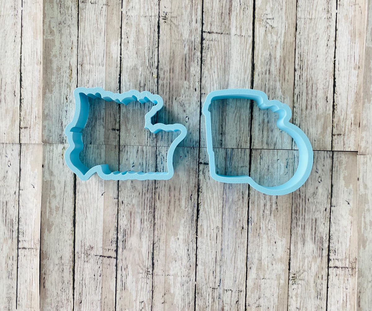 Coffee and Donut Cutters, we go together cutter, valentines cutter