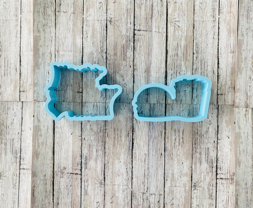 Burger and Fries Cutters, we go together cutter, valentines cutter