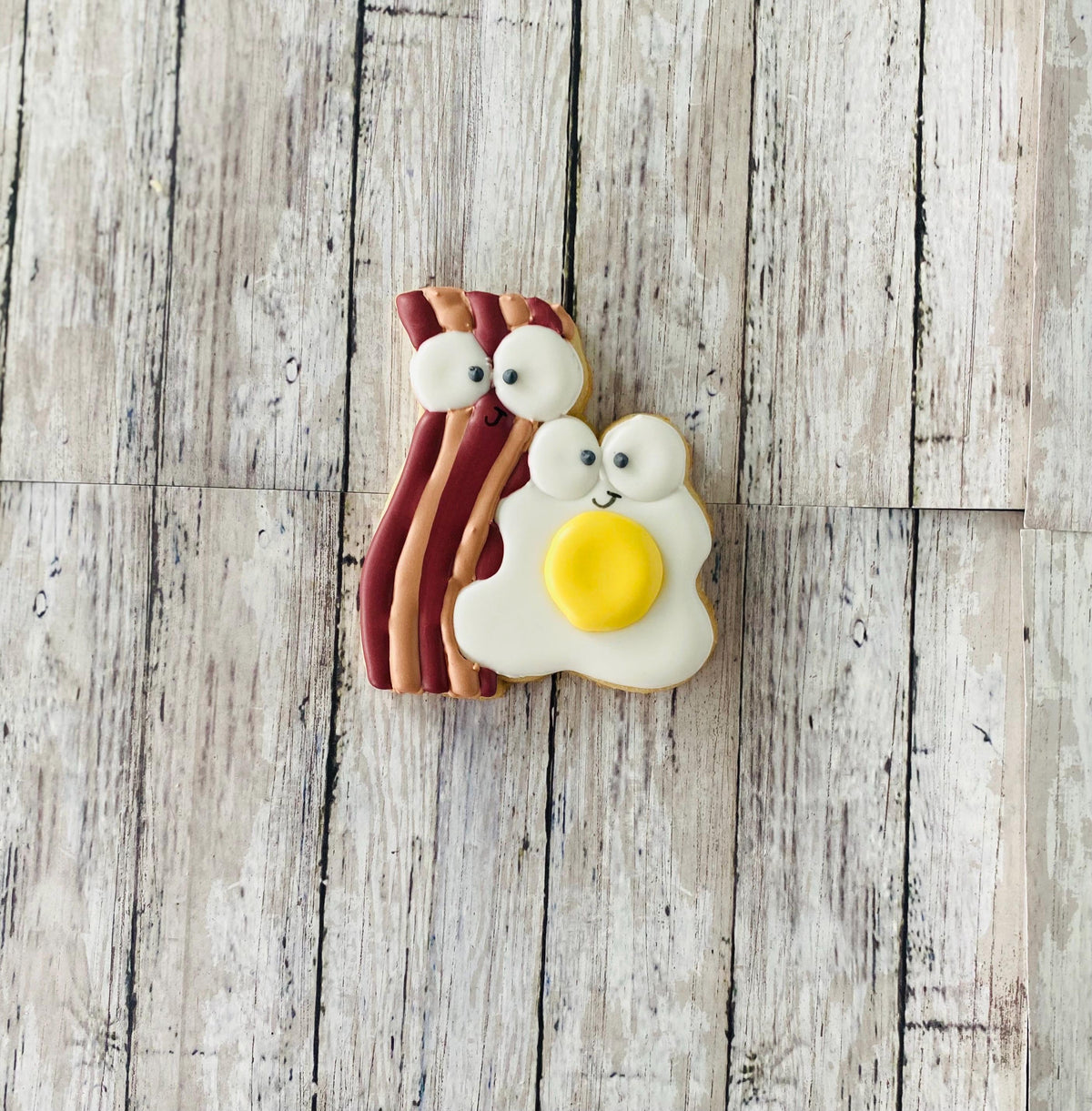 Bacon and Eggs 2 Cookie Cutter, egg Cutter, bacon Cutter, breakfast cutter