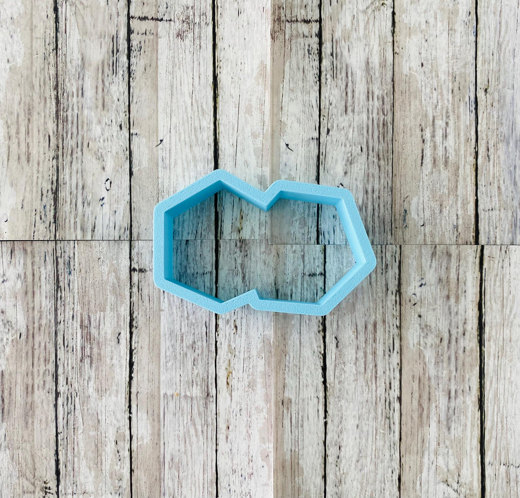 Double Dice Cookie Cutter, game cutter, gambling cutter, Vegas cutter, casino cutter