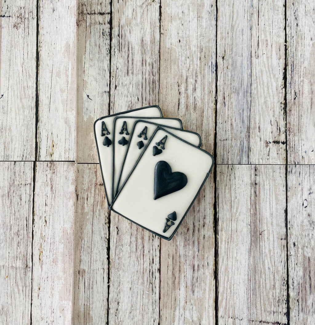 Stacked Cards Cookie Cutter, cards cutter, poker cutter, game cutter, gambling cutter, Vegas cutter