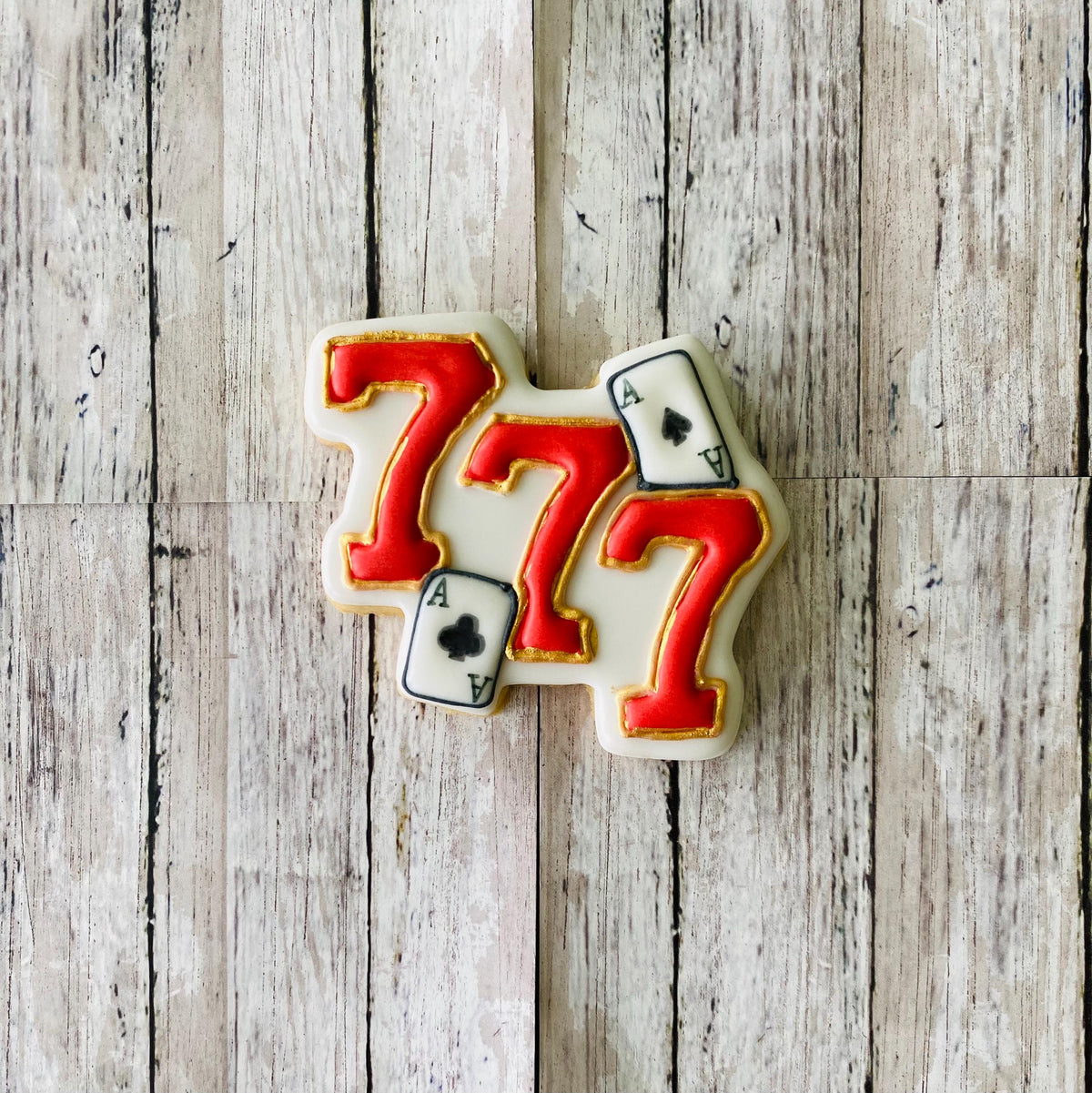 Tripple 7 Cookie cutter, birthday cutters, Vegas cutter, gambling cutter, jackpot cutter