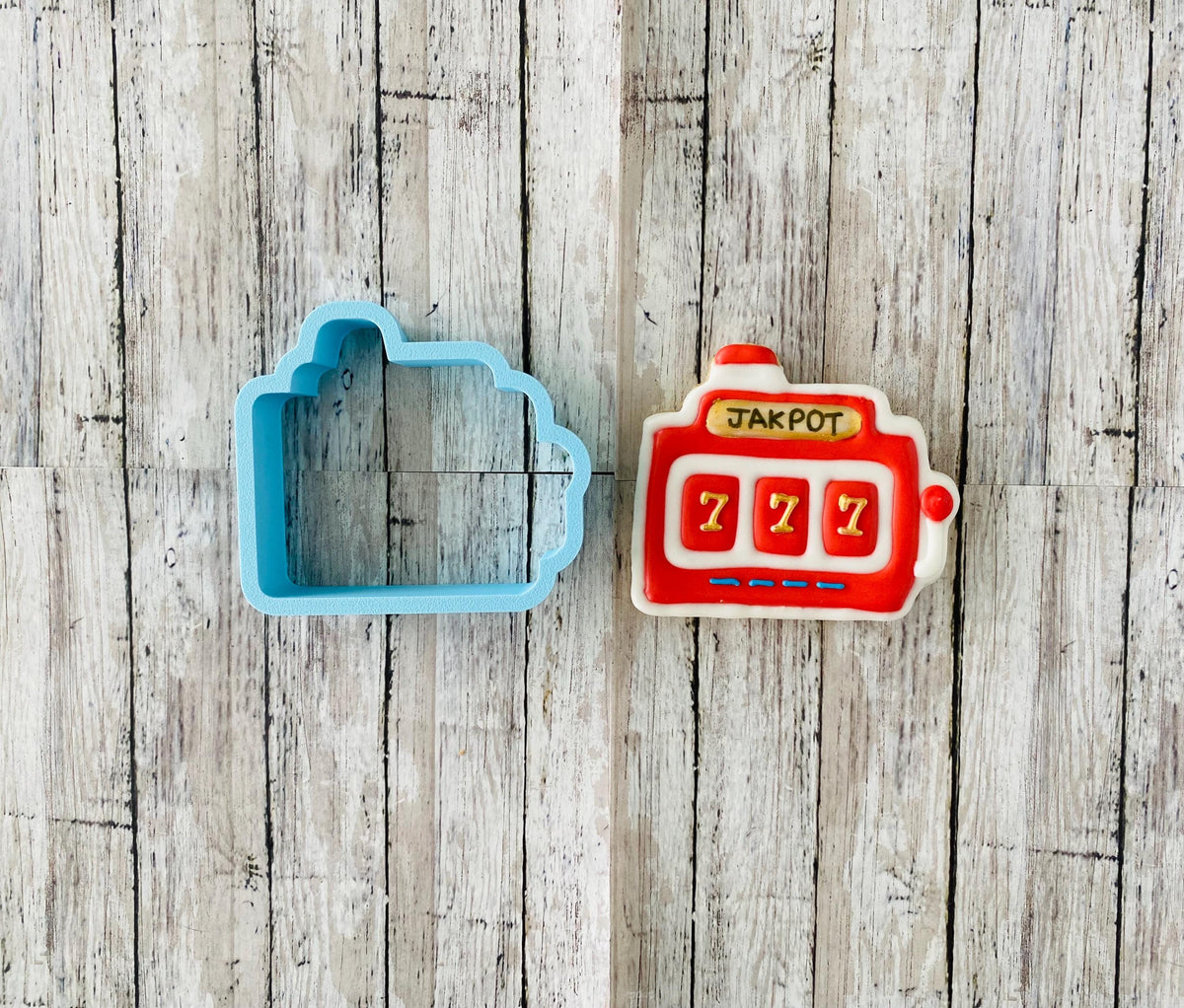 Slot Machine Cookie Cutter, jackpot cutter, gambling cutter, casino cutter, Vegas cutter