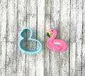 Flamingo Float Cookie Cutter, summer cutter, swim cutter, float cutter, party cutter