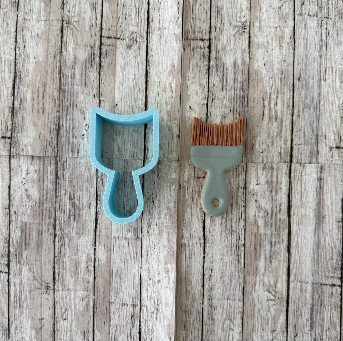 Paint Brush Tool Cookie Cutter, Father's Day cutter, dad cutter, tool cutter, mens cutter, paint cutter