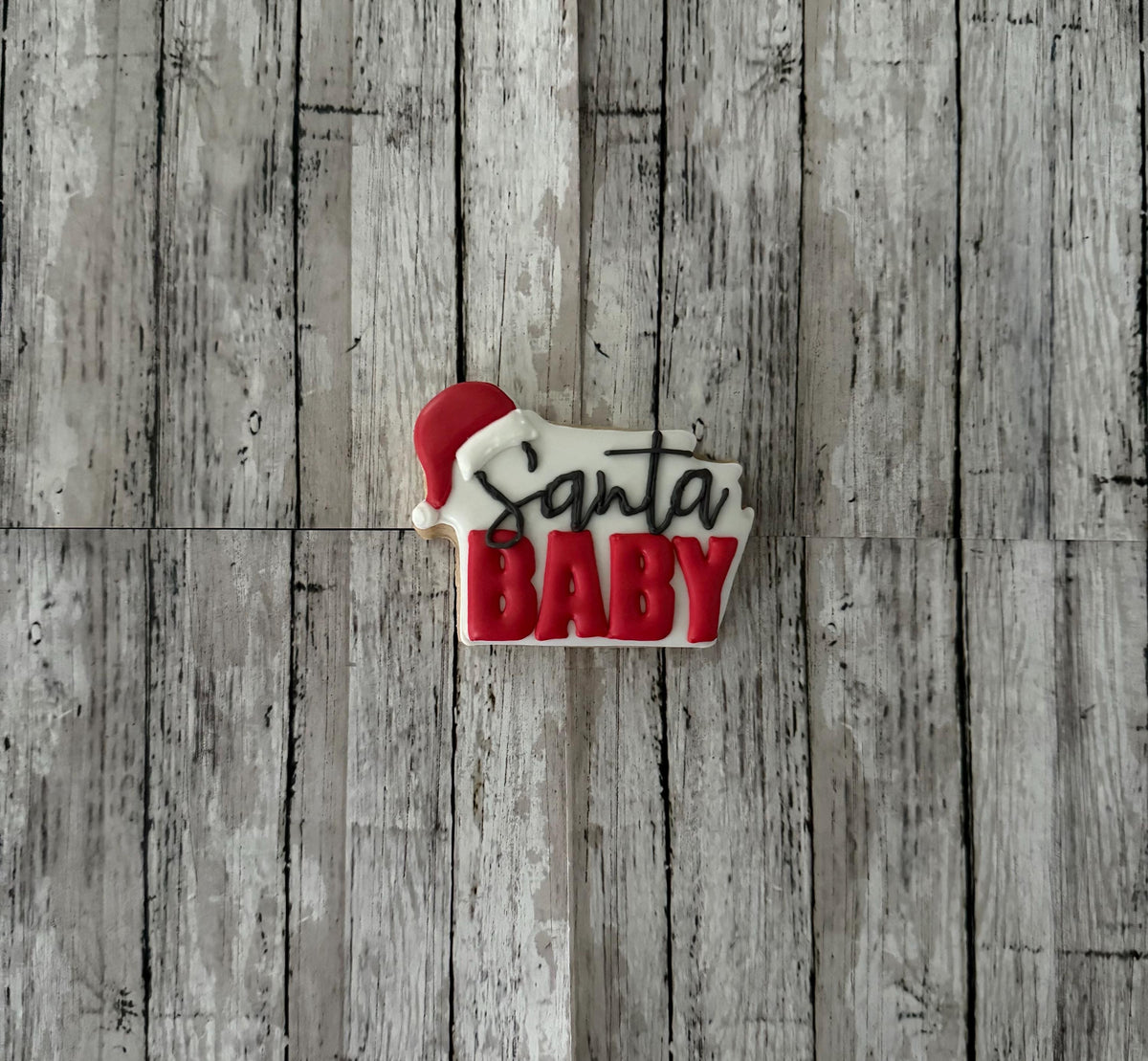 Santa Baby Word Cookie Cutter, santa cutter, merry Christmas cutter, Christmas cutter
