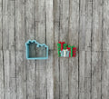 3 Present Cookie Cutter, Christmas cutter, gift cutter, multiple present cutter