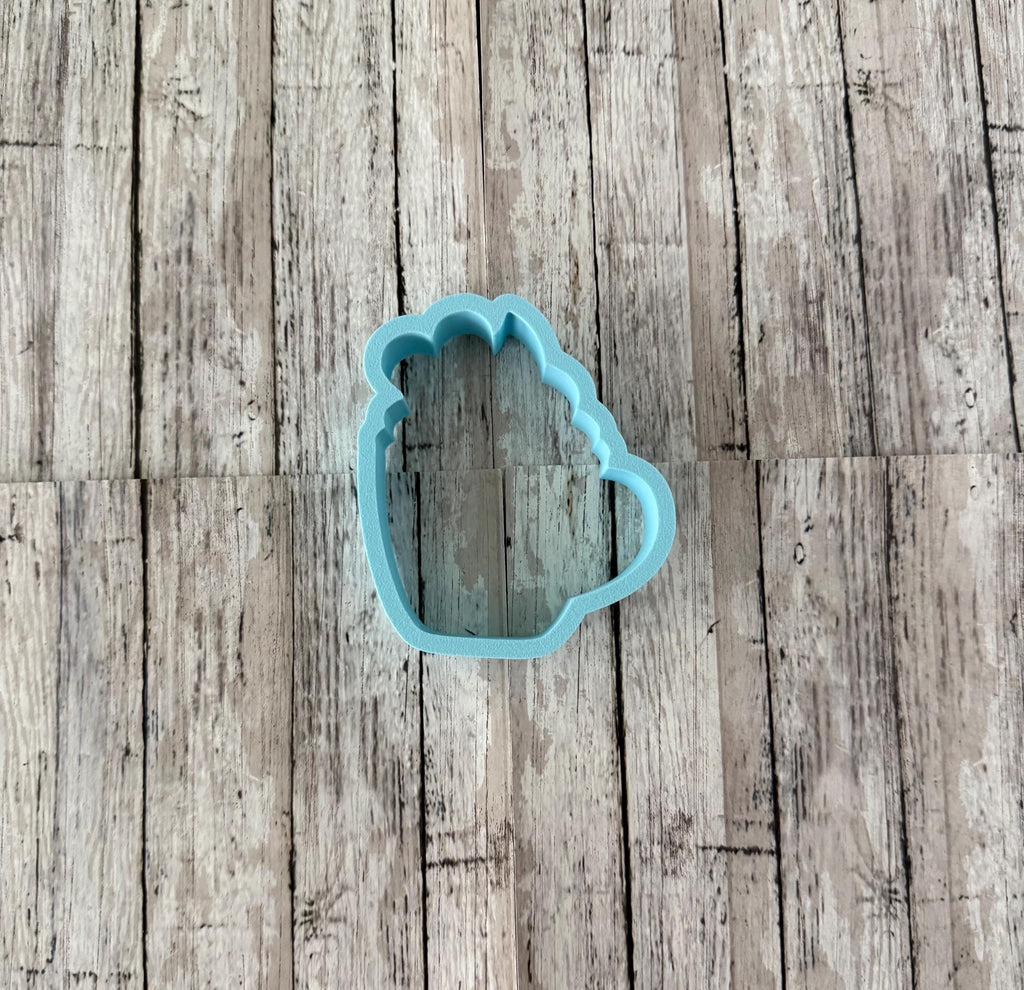 Heart Coffee Mug 2 Cookie Cutter, valentines cutter, coffee cutter, holiday cutter