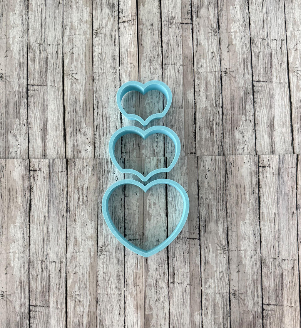 Stacked Hearts Cookie Cutter Set, valentines cutter, shape cutter, heart cutter, love cutter
