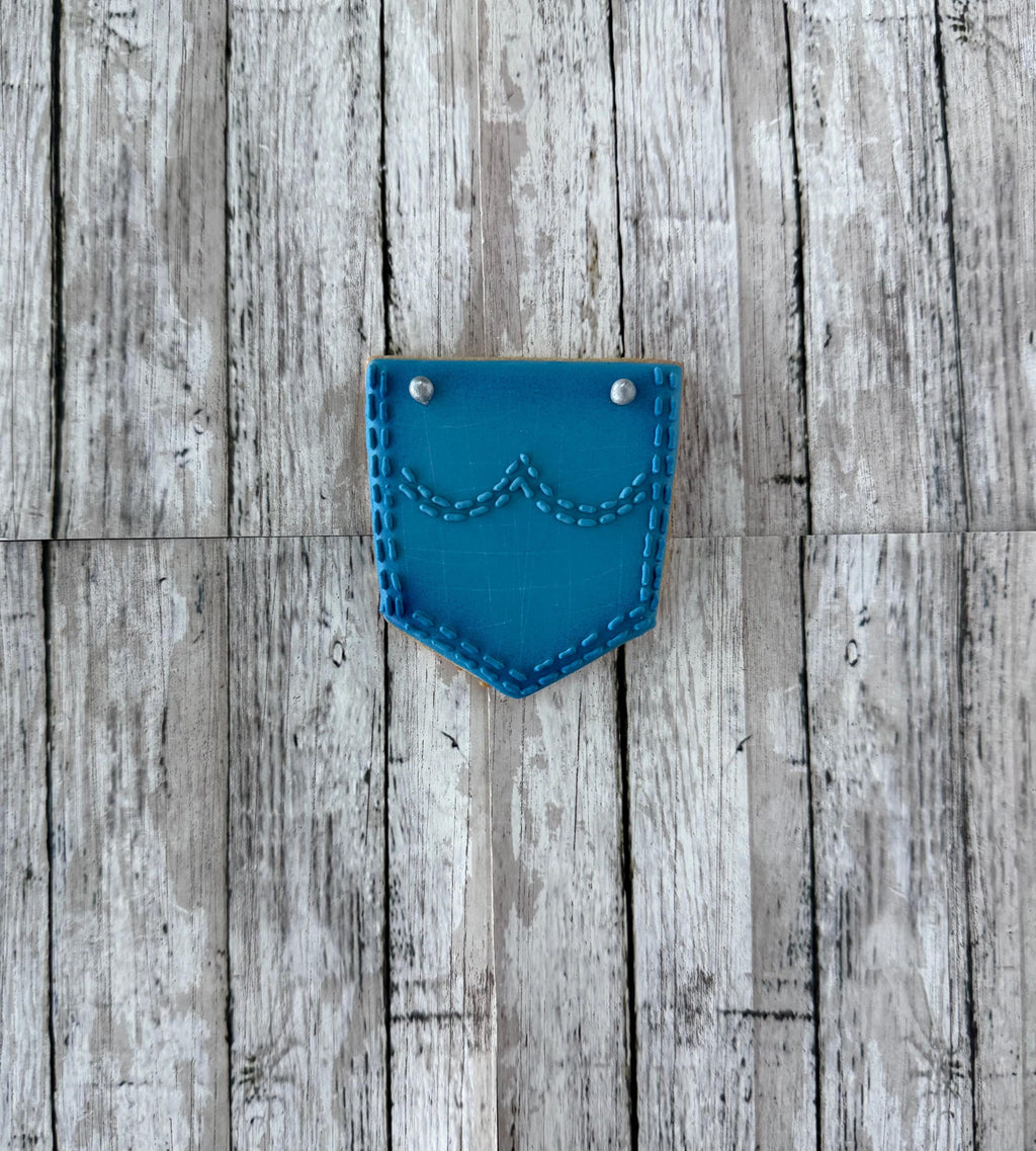 Jean Pocket Cookie Cutter, Jean cutter, rodeo cutter, clothes cutter, cowboy cutter