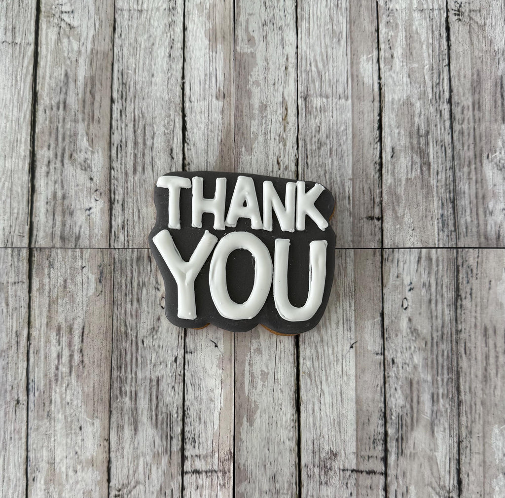 Thank You 4 Cookie Cutter, word cutter, grateful cutter, special cutter