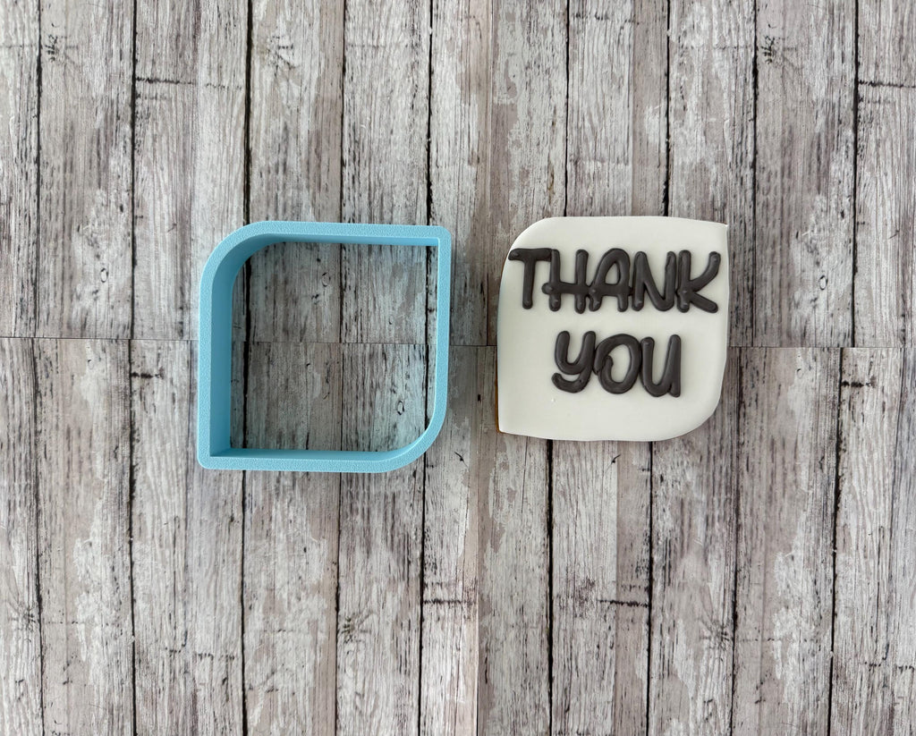 Square Frame Cookie Cutter, frame cutter, shape cutter, plaque cutter