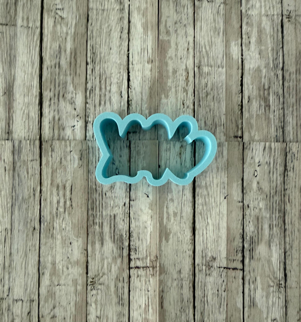 X and Heart Cookie Cutter, valentines cutter, hugs and kisses cutter, letters cutter, holiday cutter