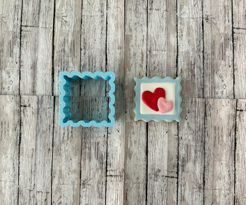 Stamp Cookie Cutter, shape cutter,  valentines cutter