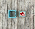 Stamp Cookie Cutter, shape cutter,  valentines cutter