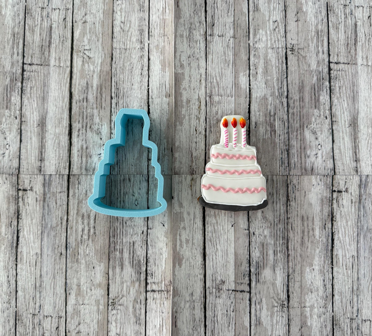 Birthday Cake with Candles Cookie Cutter, Birthday Cutter, Celebration Cutter, Party Cutter, desert cutter