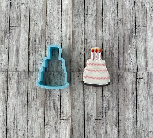 Birthday Cake with Candles Cookie Cutter, Birthday Cutter, Celebration Cutter, Party Cutter, desert cutter