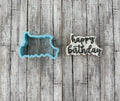 Happy Birthday 2 Cookie Cutter, Birthday Cutter, party Cutter, birthday words cutter