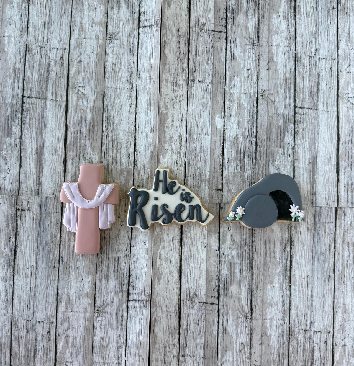 Easter Christian Cookie Cutter Set, Easter cutter, cross cutter, tomb cutter, Jesus cutter, he is risen cutter, holiday cutter
