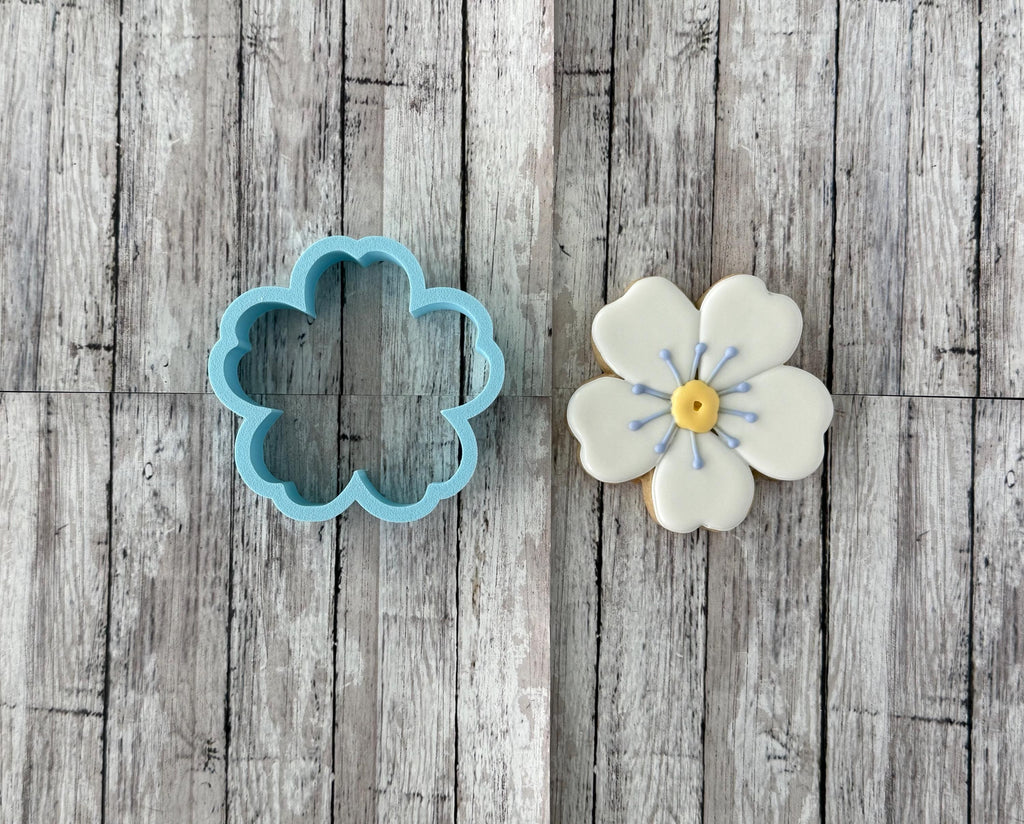 Flower 3 Cookie Cutter, Floral Cutter, Mother's Day Cutter, Nature Cutter, Flower Garden Cutter