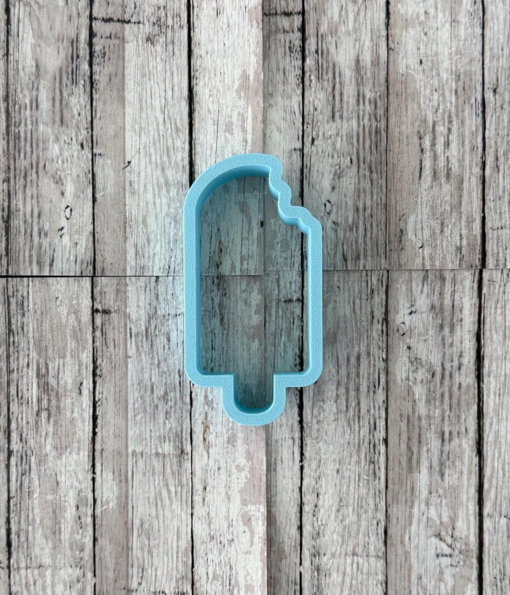 Popsicle with Bite Cookie Cutter, ice cream cutter, desert cutter, party cutter, summer cutter
