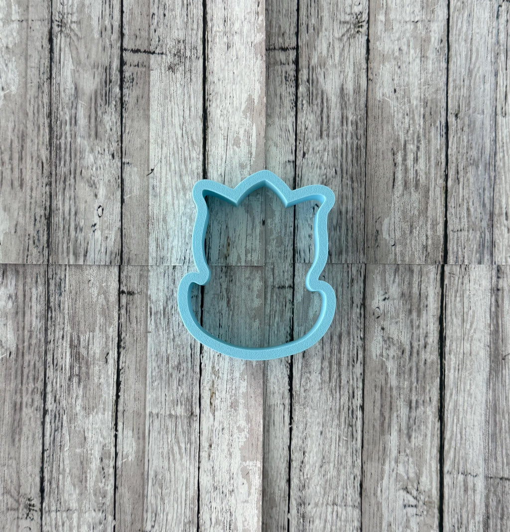 Tulip with Stem 2 Cookie Cutter, Flower Cutter, Floral Cutter, Mother's Day Cutter, Nature Cutter, Flower Garden Cutter