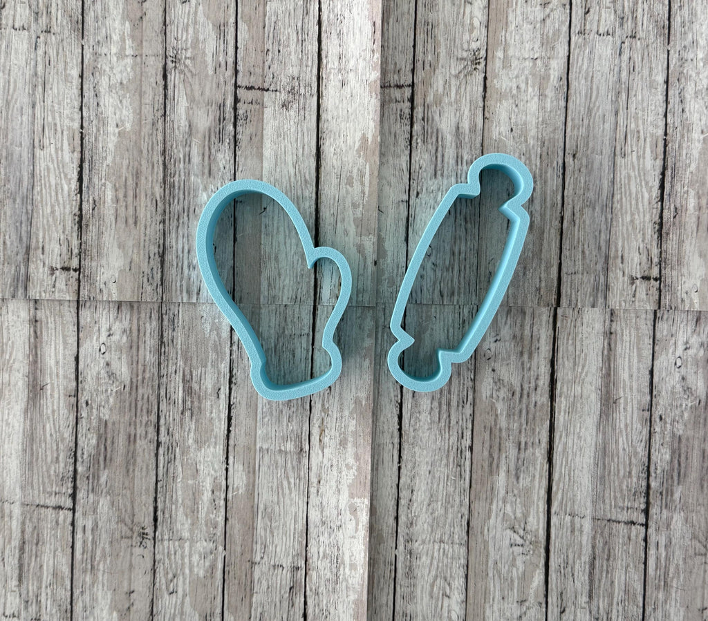Oven Mit & Rolling Pin Cookie Cutter Set, mit cutter, rolling pin cutter, baking cutter,