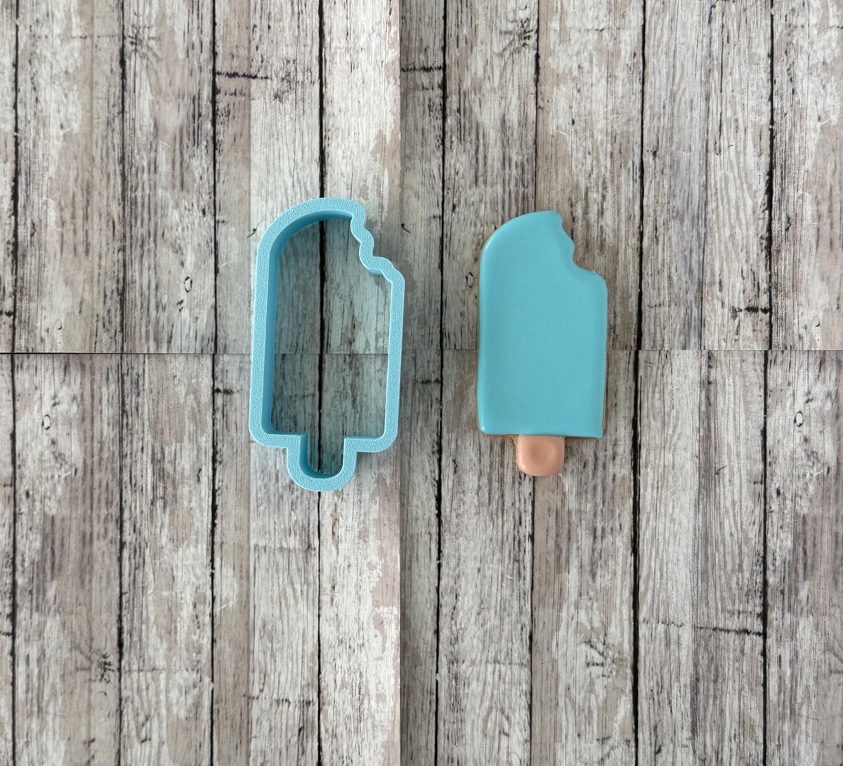Popsicle with Bite Cookie Cutter, ice cream cutter, desert cutter, party cutter, summer cutter