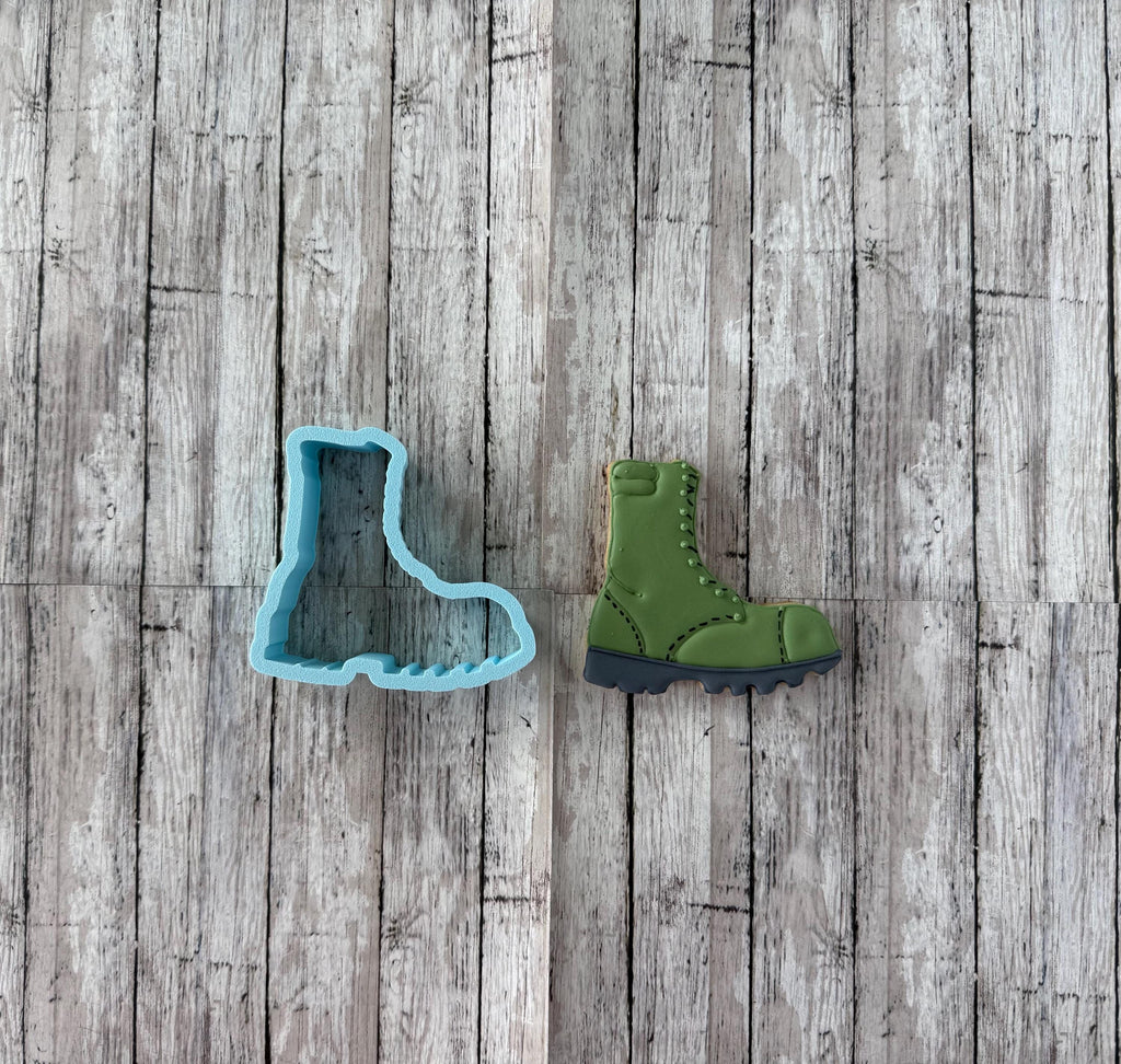 Army Boot Cookie Cutter, military cutter, combat boot cutter, shoe cutter, boot cutter