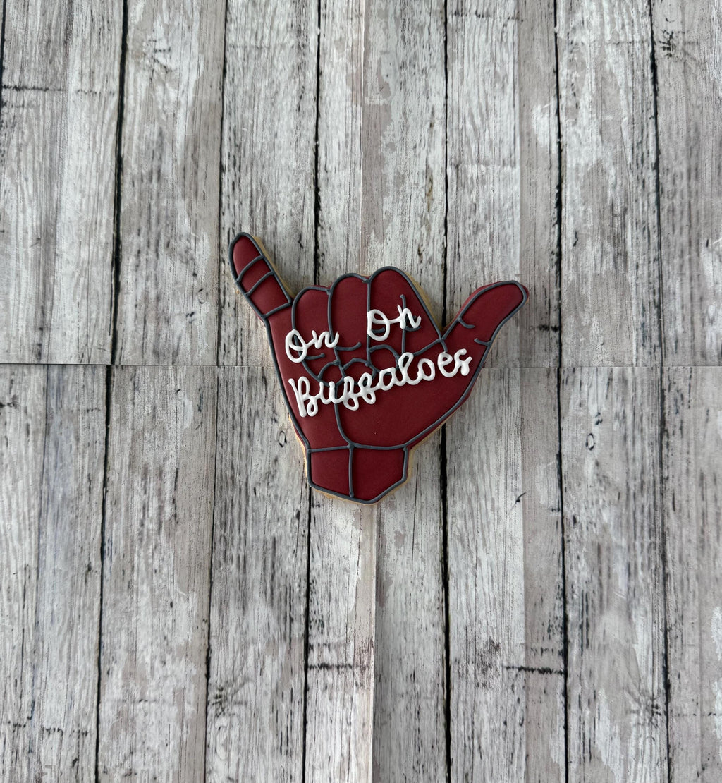 West A & M Cookie Cutter, Gig 'Em cutter, Texas ATM cutter, college cutter, school cutter, football cutter
