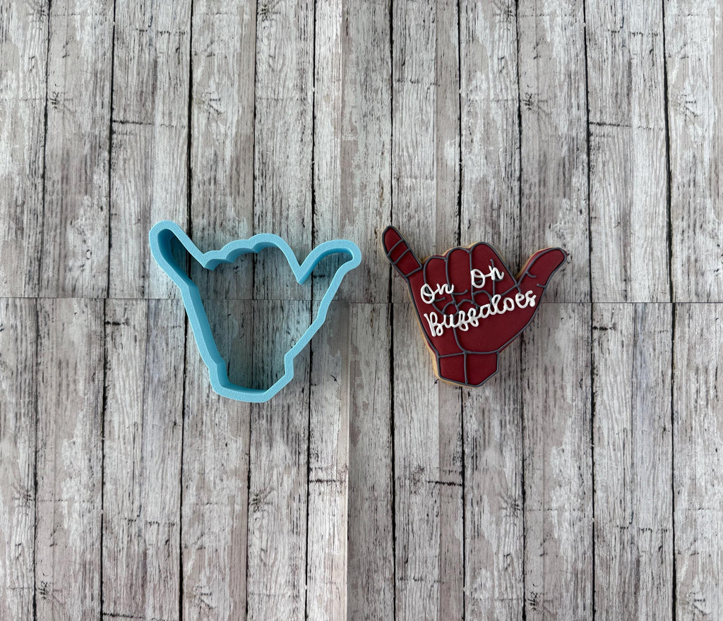 West A & M Cookie Cutter, Gig 'Em cutter, Texas ATM cutter, college cutter, school cutter, football cutter